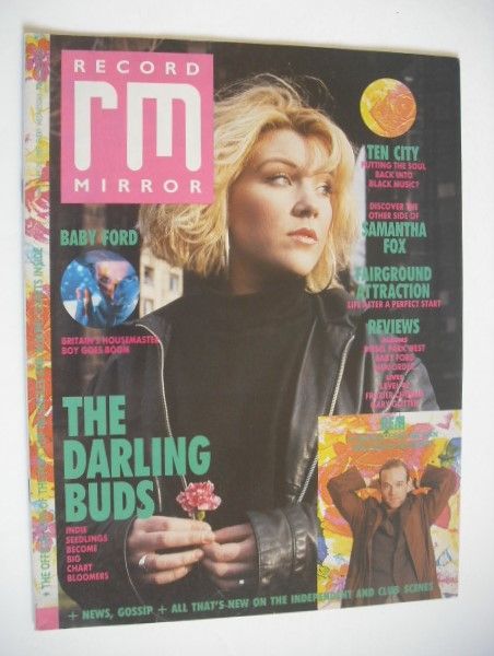 <!--1989-01-28-->Record Mirror magazine - Andrea Lewis cover (28 January 19