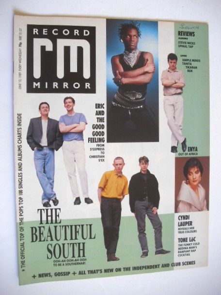 Record Mirror magazine - 10 June 1989