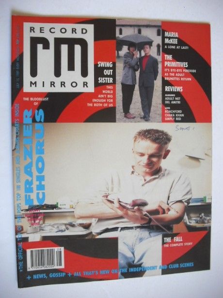 Record Mirror magazine - 15 July 1989