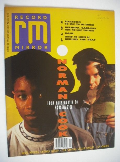 Record Mirror magazine - 28 October 1989