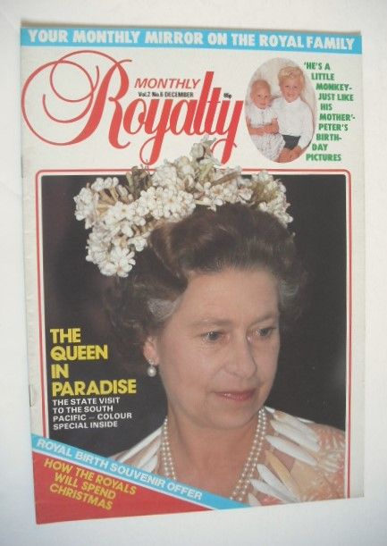 <!--0002-06-->Royalty Monthly magazine - The Queen cover (December 1982, Vo