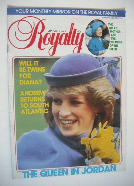 <!--0003-11-->Royalty Monthly magazine - Princess Diana cover (May 1984, Vo