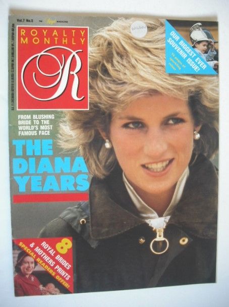 Royalty Monthly magazine - Princess Diana cover (February 1988, Vol.7 No.5)
