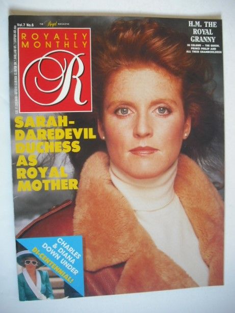 Royalty Monthly magazine - The Duchess of York cover (March 1988, Vol.7 No.6)