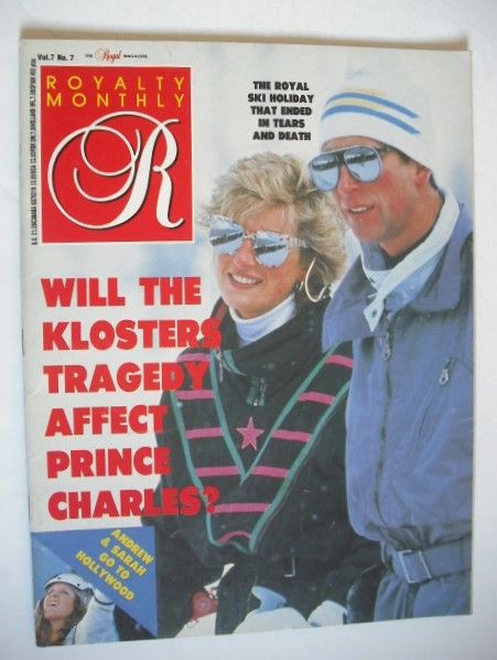 Royalty Monthly magazine - Prince Charles and Princess Diana cover (April 1988, Vol.7 No.7)