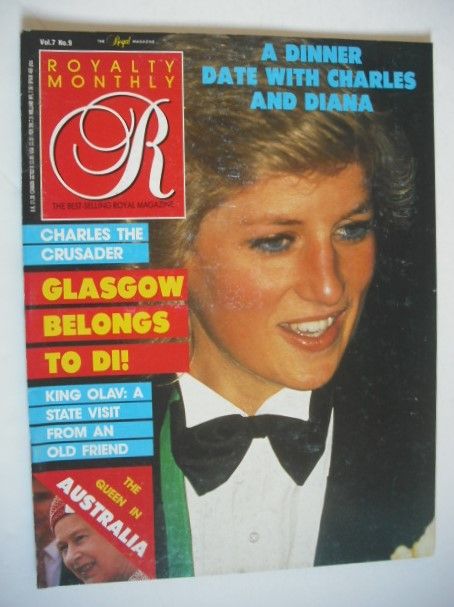 Royalty Monthly magazine - Princess Diana cover (June 1988, Vol.7 No.9)