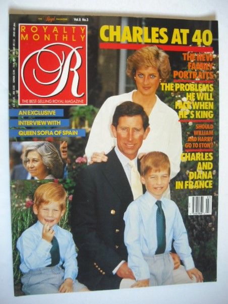 <!--0008-03-->Royalty Monthly magazine - Prince Charles and Family cover (D