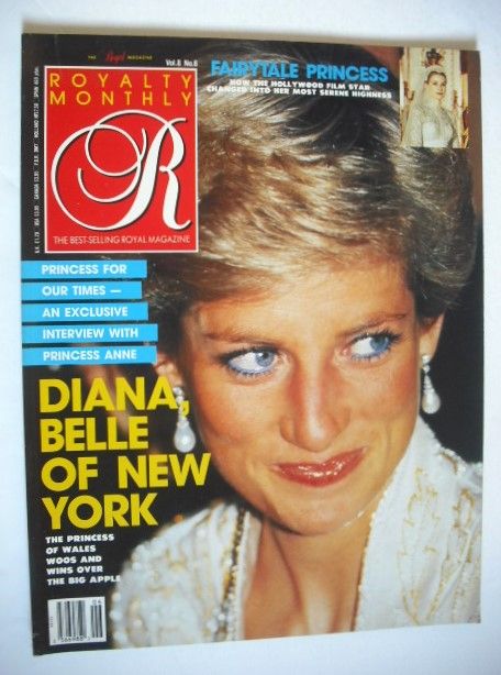 Royalty Monthly magazine - Princess Diana cover (March 1989, Vol.8 No.6)
