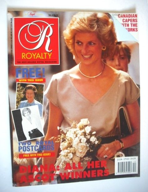 Royalty Monthly magazine - Princess Diana cover (September 1989, Vol.8 No.12)