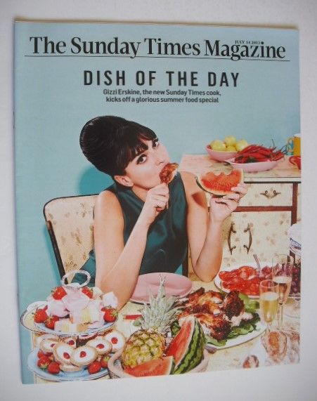 The Sunday Times magazine - Gizzi Erskine cover (14 July 2013)