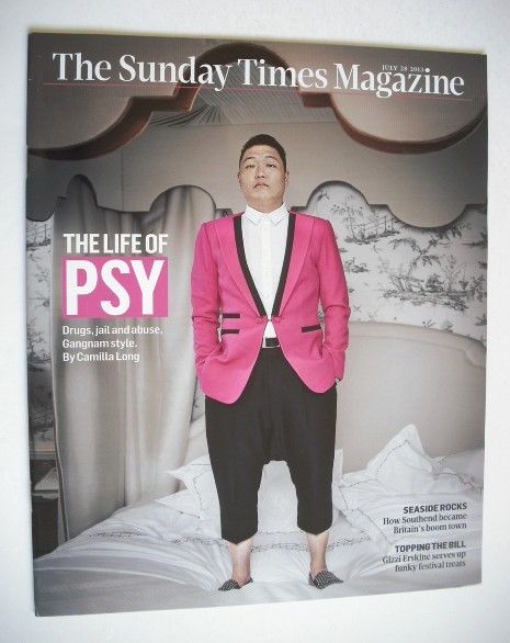The Sunday Times magazine - Psy cover (28 July 2013)