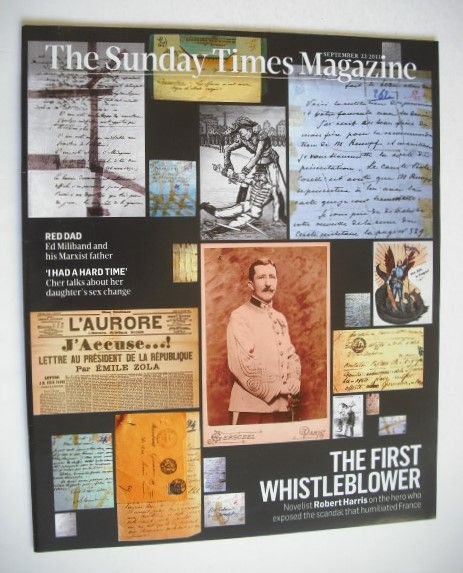 The Sunday Times magazine - The First Whistleblower cover (22 September 2013)
