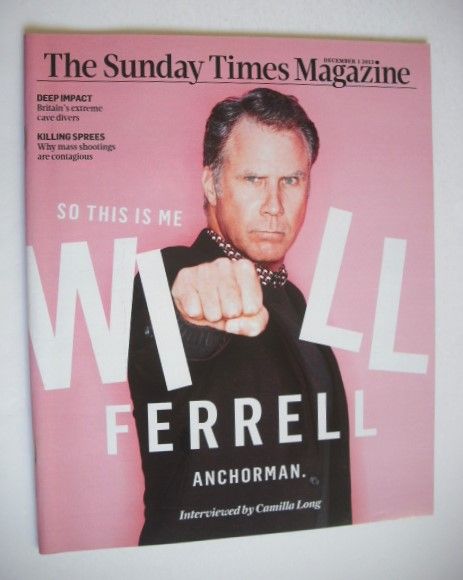 The Sunday Times magazine - Will Ferrell cover (1 December 2013)