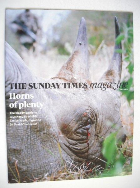 The Sunday Times magazine - Horns Of Plenty cover (20 July 2014)