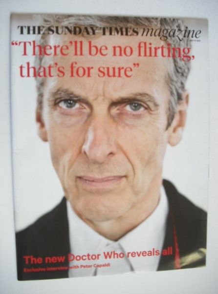 The Sunday Times magazine - Peter Capaldi cover (27 July 2014)