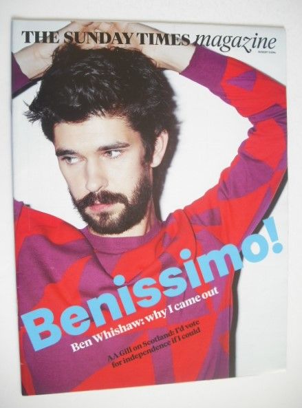 The Sunday Times magazine - Ben Whishaw cover (3 August 2014)