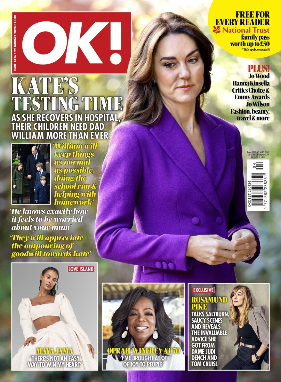 <!--2024-01-29-->OK! magazine - Kate Middleton cover (29 January 2024 - Iss