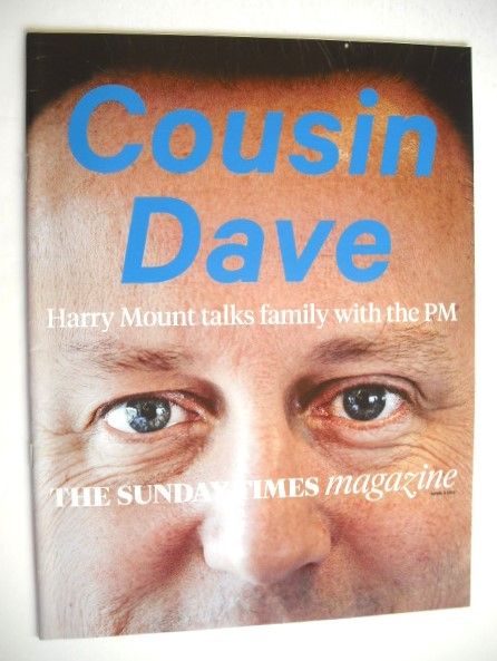 The Sunday Times magazine - David Cameron cover (5 April 2015)