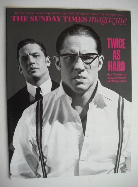 The Sunday Times magazine - Tom Hardy cover (23 August 2015)