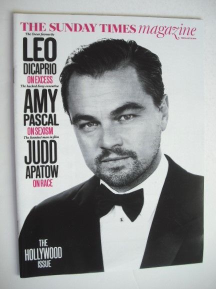 The Sunday Times magazine - Leonardo DiCaprio cover (28 February 2016)
