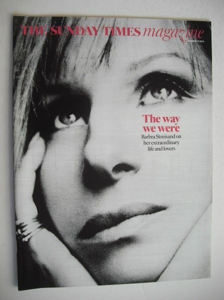 The Sunday Times magazine - Barbra Streisand cover (21 August 2016)