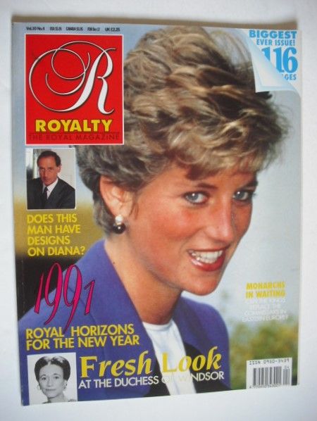 <!--0010-04-->Royalty Monthly magazine - Princess Diana (January 1991, Vol.
