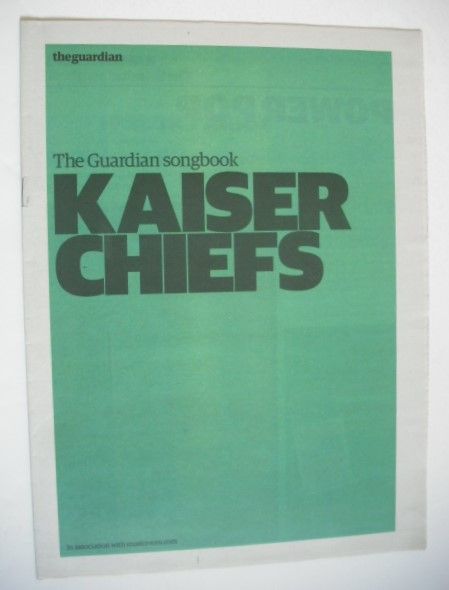 <!--2008-05-19-->The Guardian newspaper supplement - Kaiser Chiefs songbook