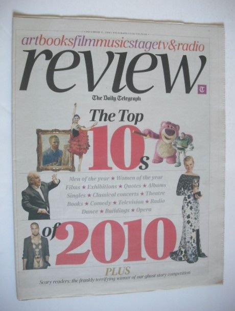 <!--2010-12-11-->The Daily Telegraph Review newspaper supplement - 11 Decem