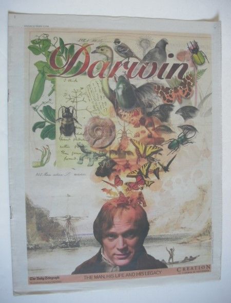The Daily Telegraph newspaper supplement - Darwin cover (12 September 2009)