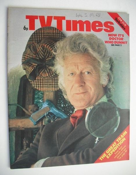 TV Times magazine - Jon Pertwee cover (22-28 June 1974)
