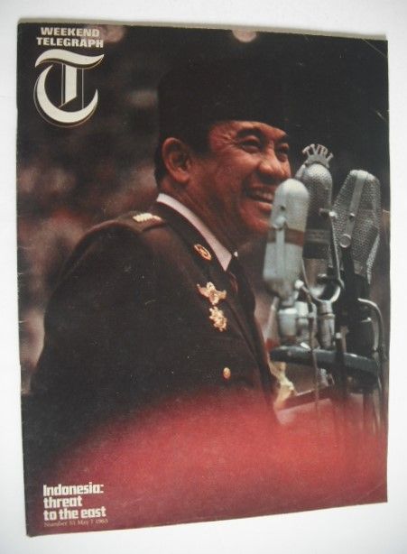 <!--1965-05-07-->Weekend Telegraph magazine - President Soekarno cover (7 M