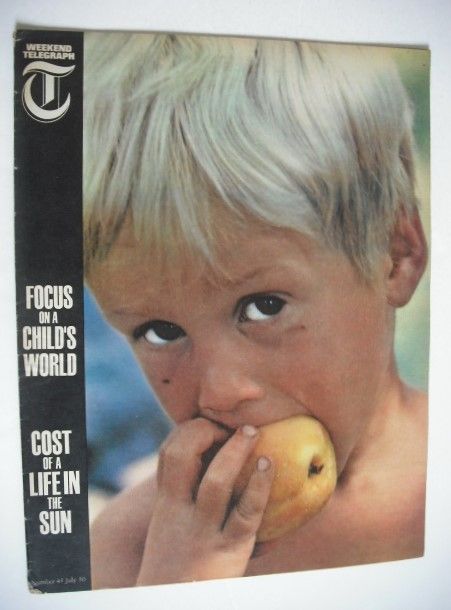 Weekend Telegraph magazine - Focus On A Child's World cover (30 July 1965)