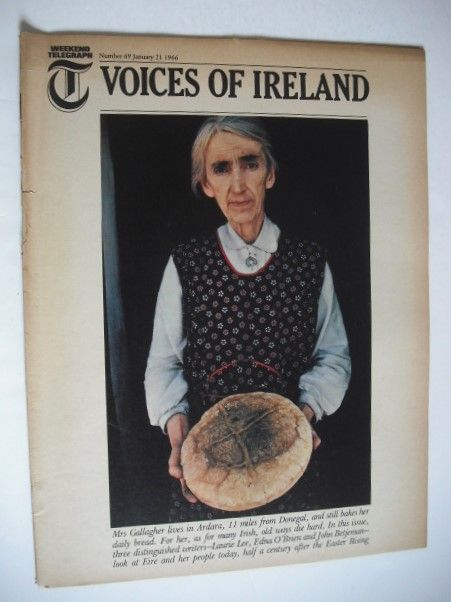 Weekend Telegraph magazine - Voices Of Ireland cover (21 January 1966)