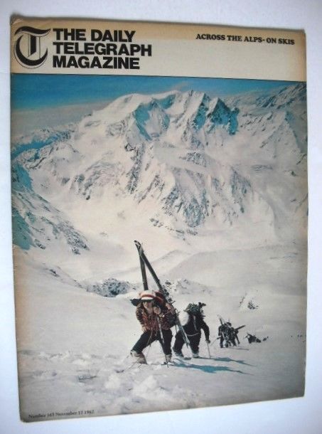 The Daily Telegraph magazine - Across The Alps cover (17 November 1967)