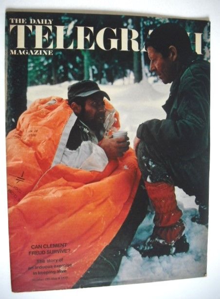 The Daily Telegraph magazine - Can Clement Freud Survive cover (8 May 1970)
