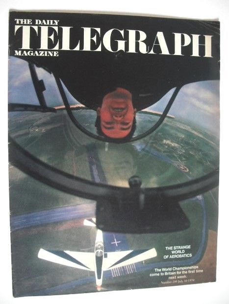 The Daily Telegraph magazine - The Strange World of Aerobatics cover (10 July 1970)