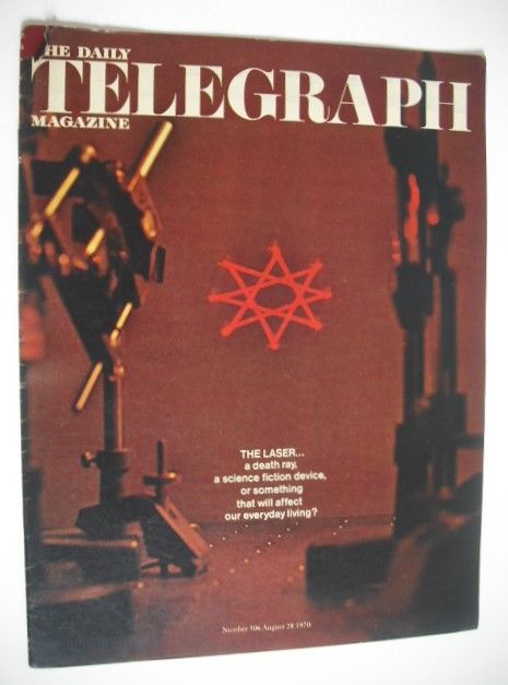 The Daily Telegraph magazine - The Laser cover (28 August 1970)