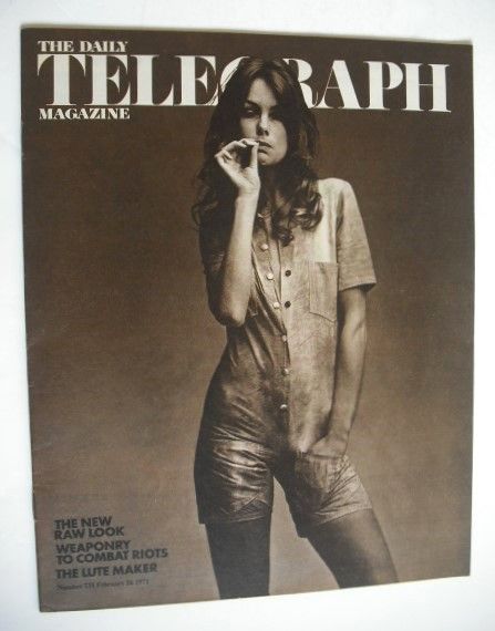 The Daily Telegraph magazine - Jean Shrimpton cover (26 February 1971)
