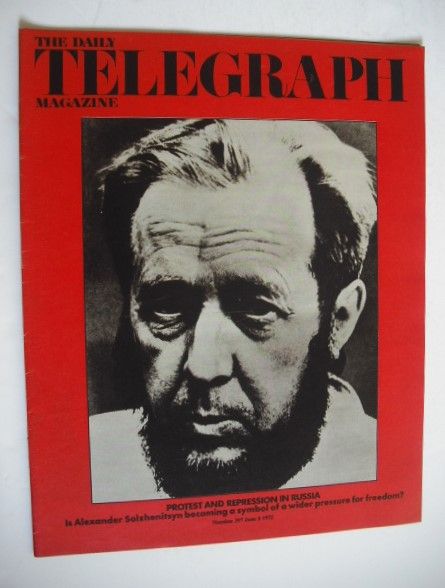 The Daily Telegraph magazine - Protest and Repression in Russia cover (9 June 1972)