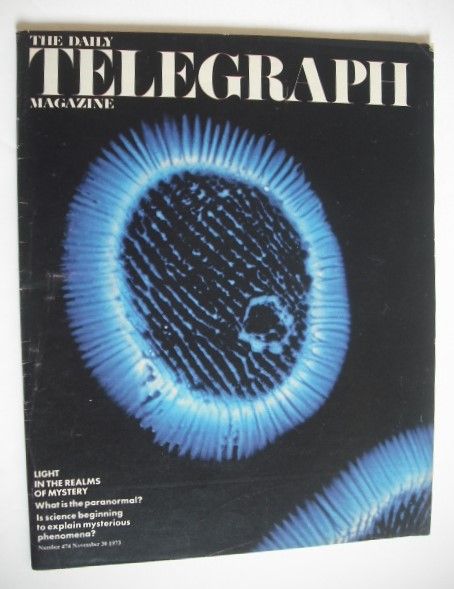 The Daily Telegraph magazine - Paranormal cover (30 November 1973)