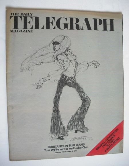 The Daily Telegraph magazine - Debutante In Blue Jeans cover (21 December 1973)