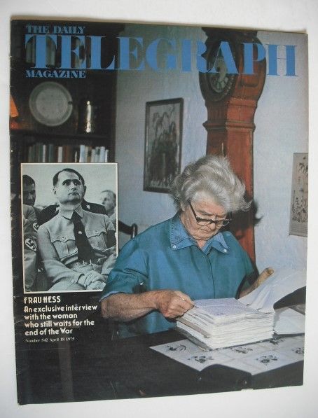 The Daily Telegraph magazine - Rudolf Hess cover (18 April 1975)
