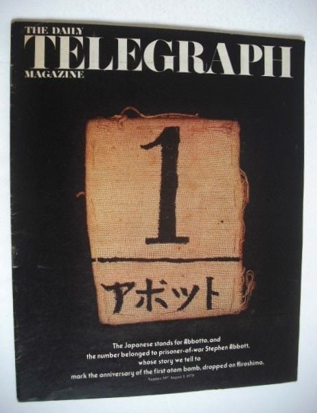 The Daily Telegraph magazine - Abbotto cover (1 August 1975)