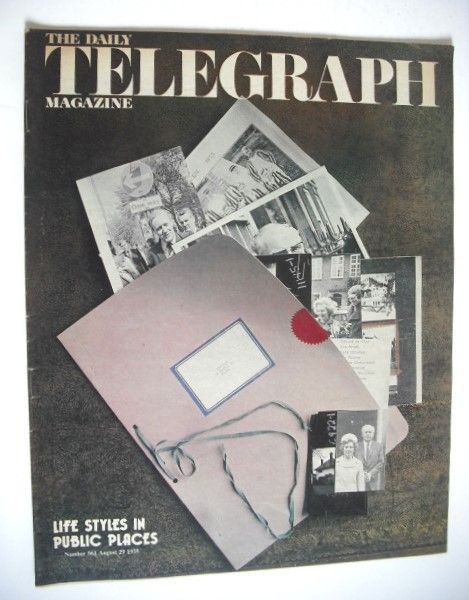 The Daily Telegraph magazine - Life Styles In Public Places cover (29 August 1975)
