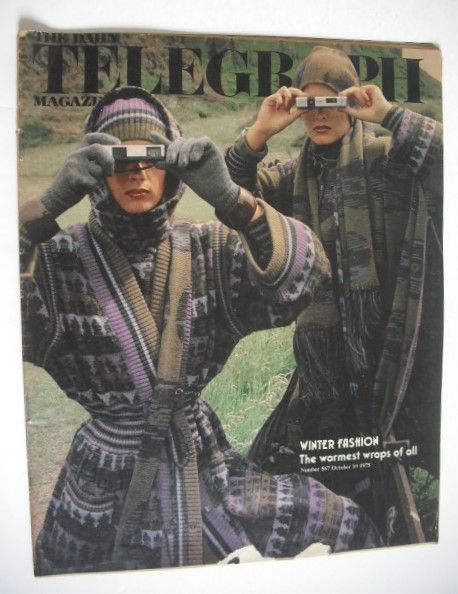 The Daily Telegraph magazine - Winter Fashion cover (10 October 1975)