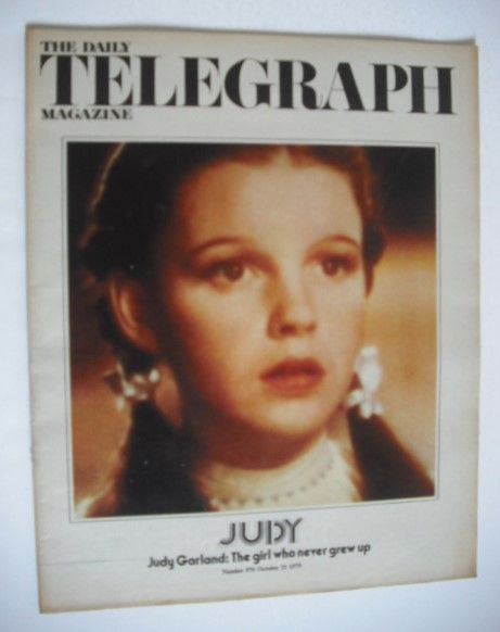 The Daily Telegraph magazine - Judy Garland cover (31 October 1975)