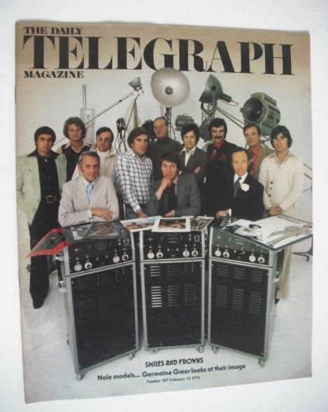 <!--1976-02-13-->The Daily Telegraph magazine - Male Models cover (13 Febru