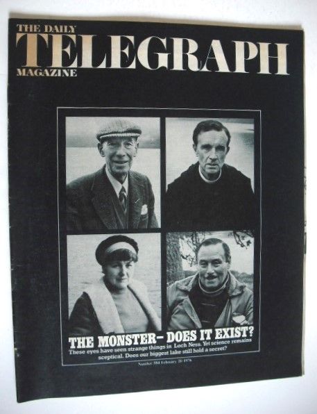 The Daily Telegraph magazine - Does The Loch Ness Monster Exist cover (20 February 1976)