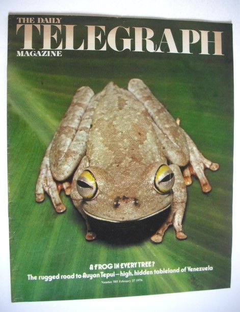The Daily Telegraph magazine - Frog cover (27 February 1976)