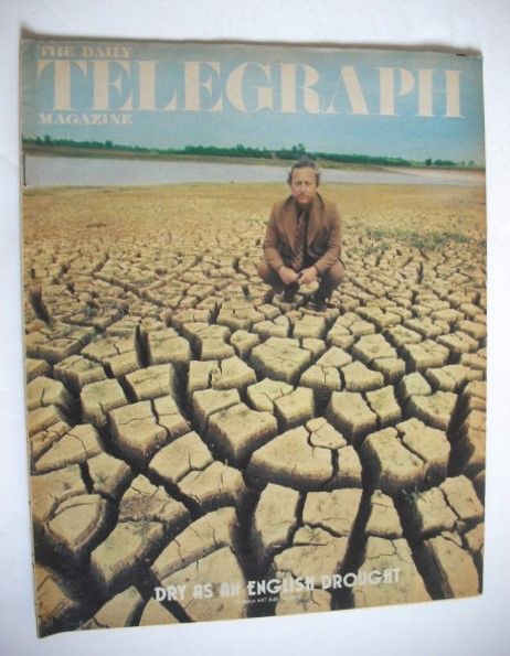 The Daily Telegraph magazine - Geoff Bowyer at Pitsford Reservoir cover (30 July 1976)